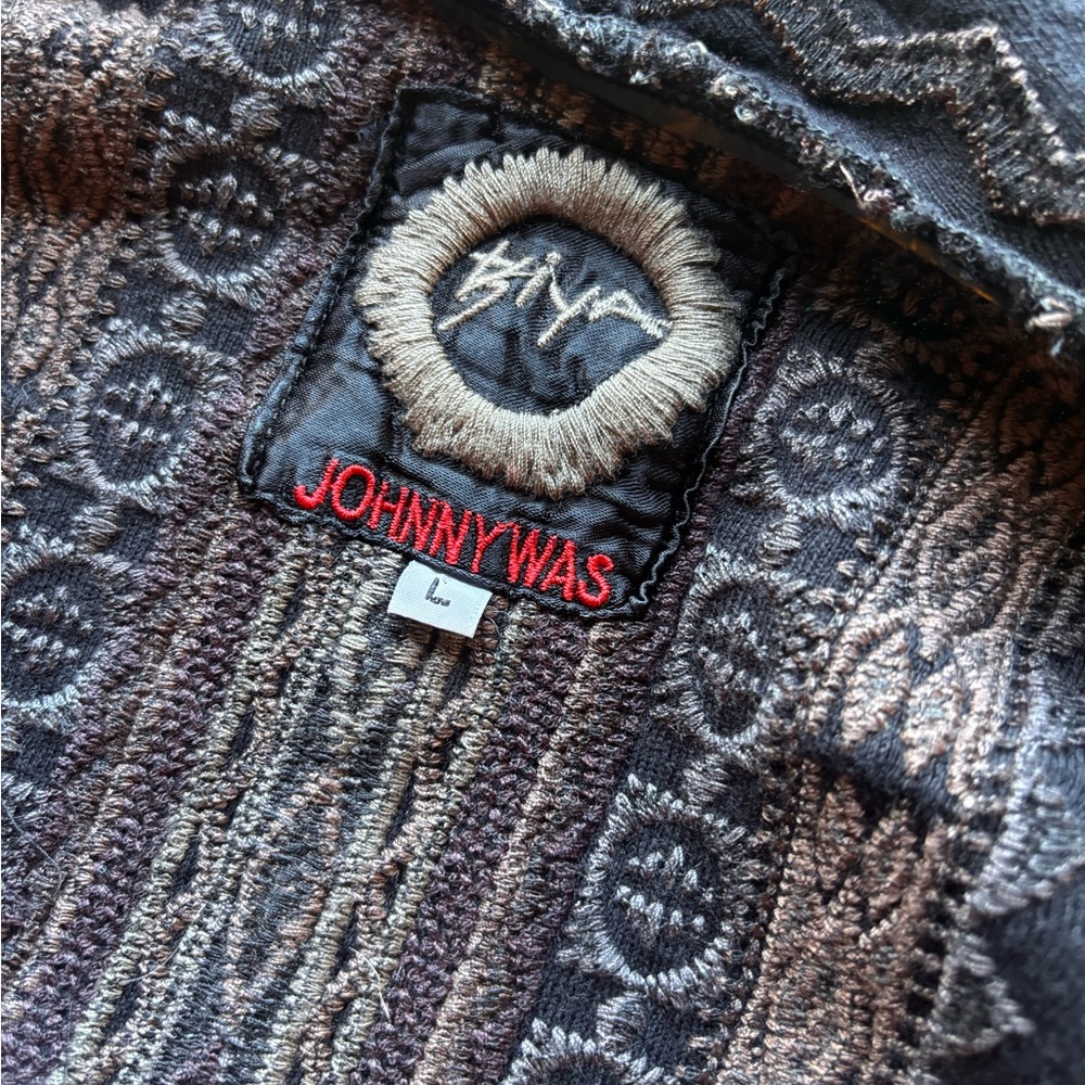 Johnny Was Textured Knit Jacket